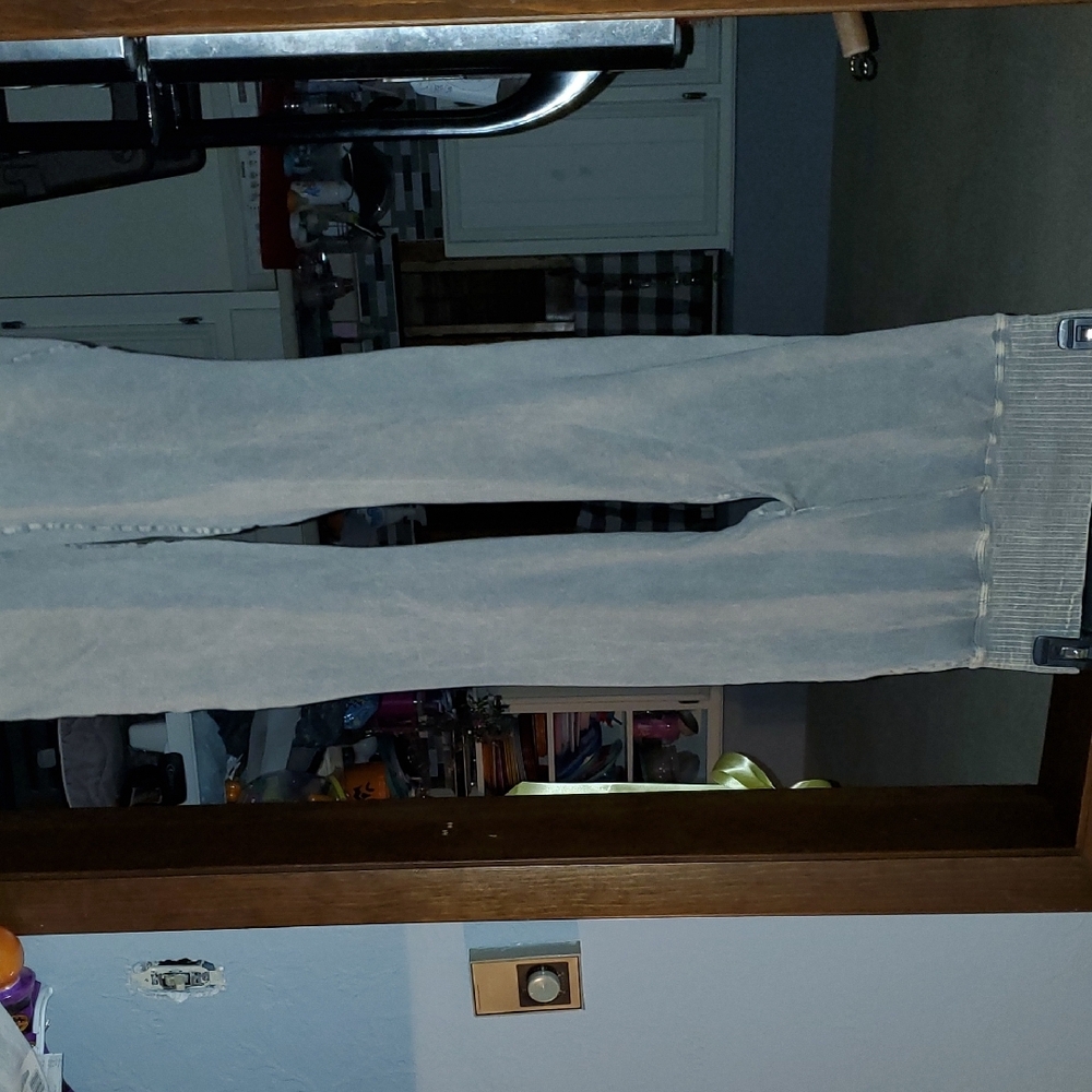 Stylish Gray Women's Leggings - Picture 3 of 4